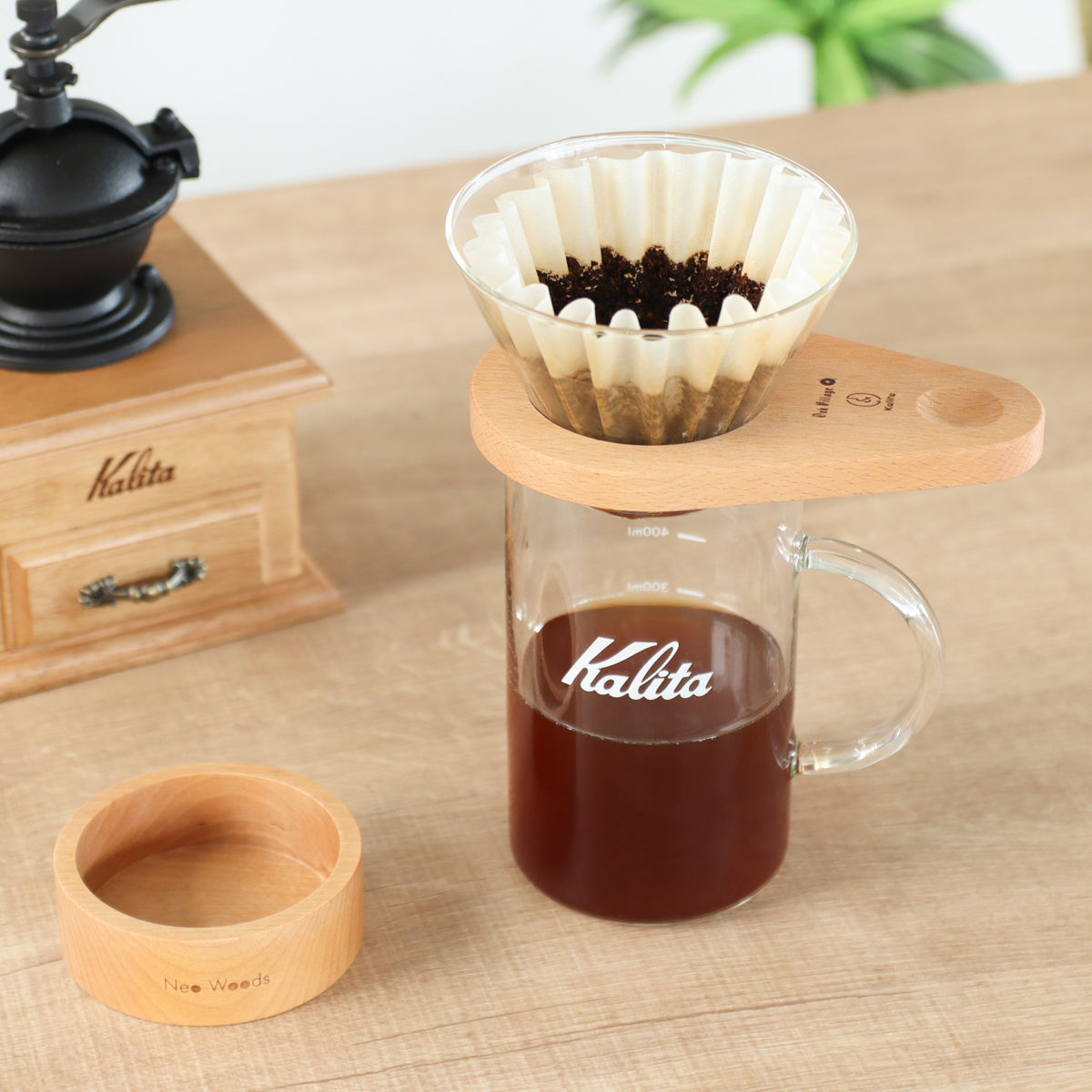 Kalita（カリタ） ドリッパー WDG-185 しずく型セット （ 2〜4人用