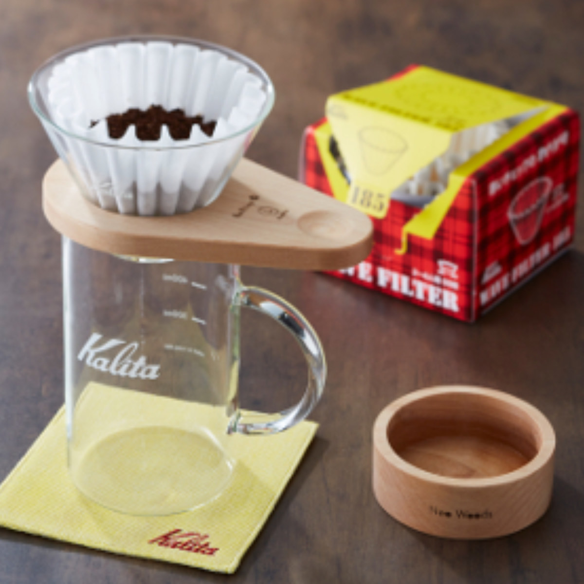 Kalita（カリタ） ドリッパー WDG-185 しずく型セット （ 2〜4人用