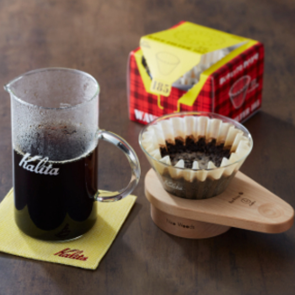 Kalita（カリタ） ドリッパー WDG-185 しずく型セット （ 2〜4人用