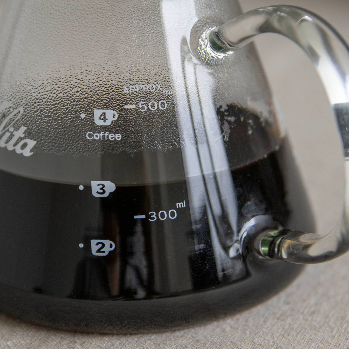 Kalita（カリタ） コーヒーサーバー 500ml 500 サーバー G （ 2〜4人用