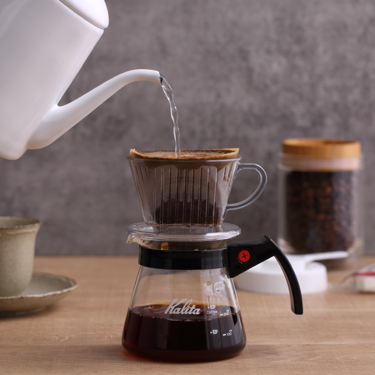 EGカプリス75g〜130g 8本セット未使用 Kalita（カリタ） ドリップセット 101-D セット N （ 1〜2人用