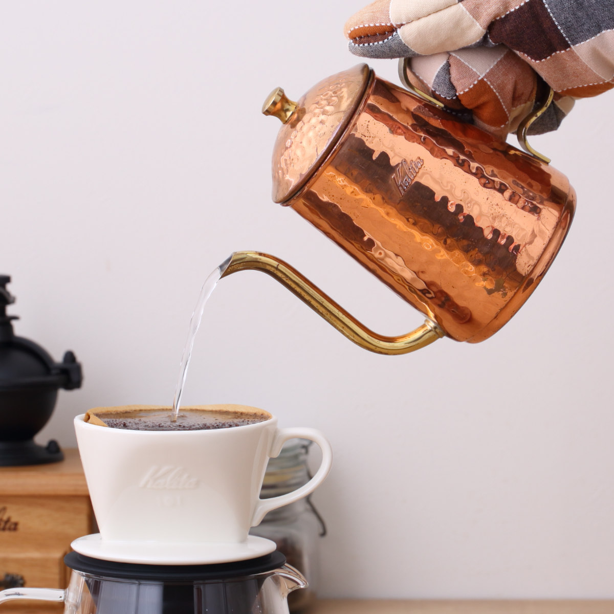 Kalita（カリタ） コーヒーケトル 600ml Cu ケトル 600 （ 銅製 日本製