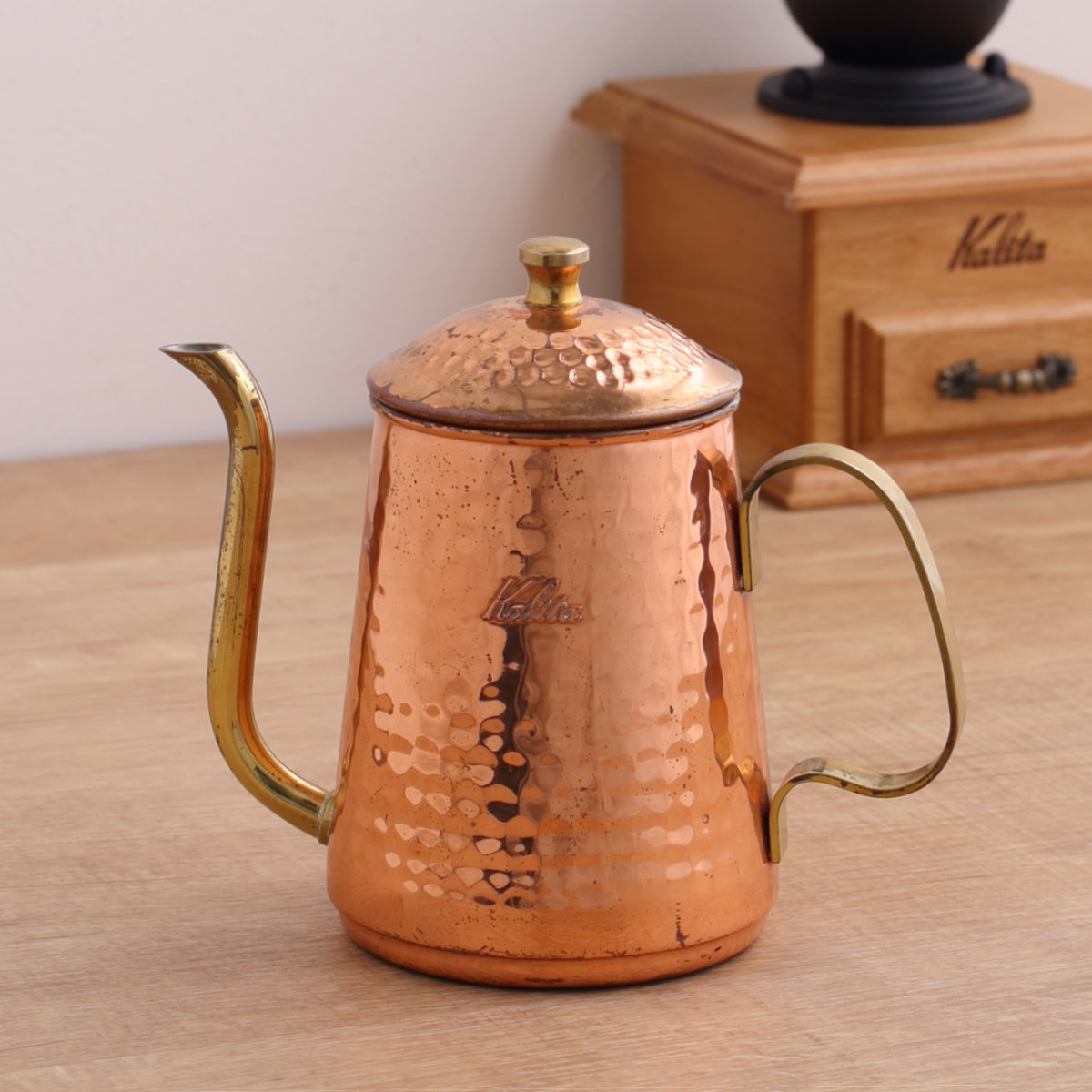Kalita（カリタ） コーヒーケトル 600ml Cu ケトル 600 （ 銅製 日本製
