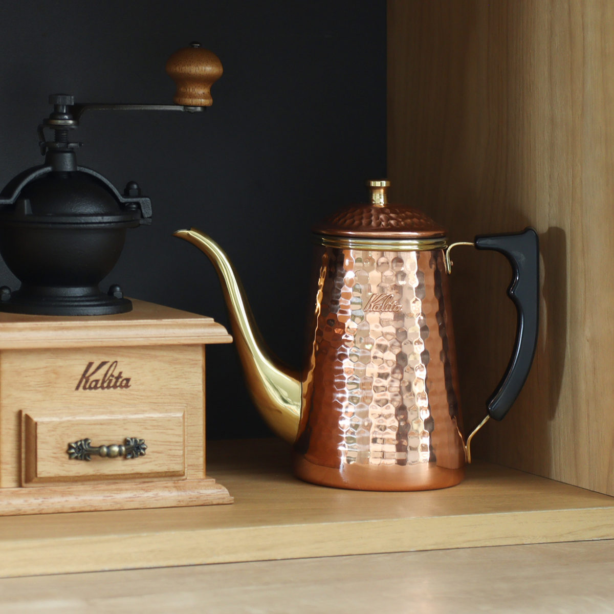 Kalita（カリタ） コーヒーケトル 700ml Cu ケトル 700 （ 銅製 日本製