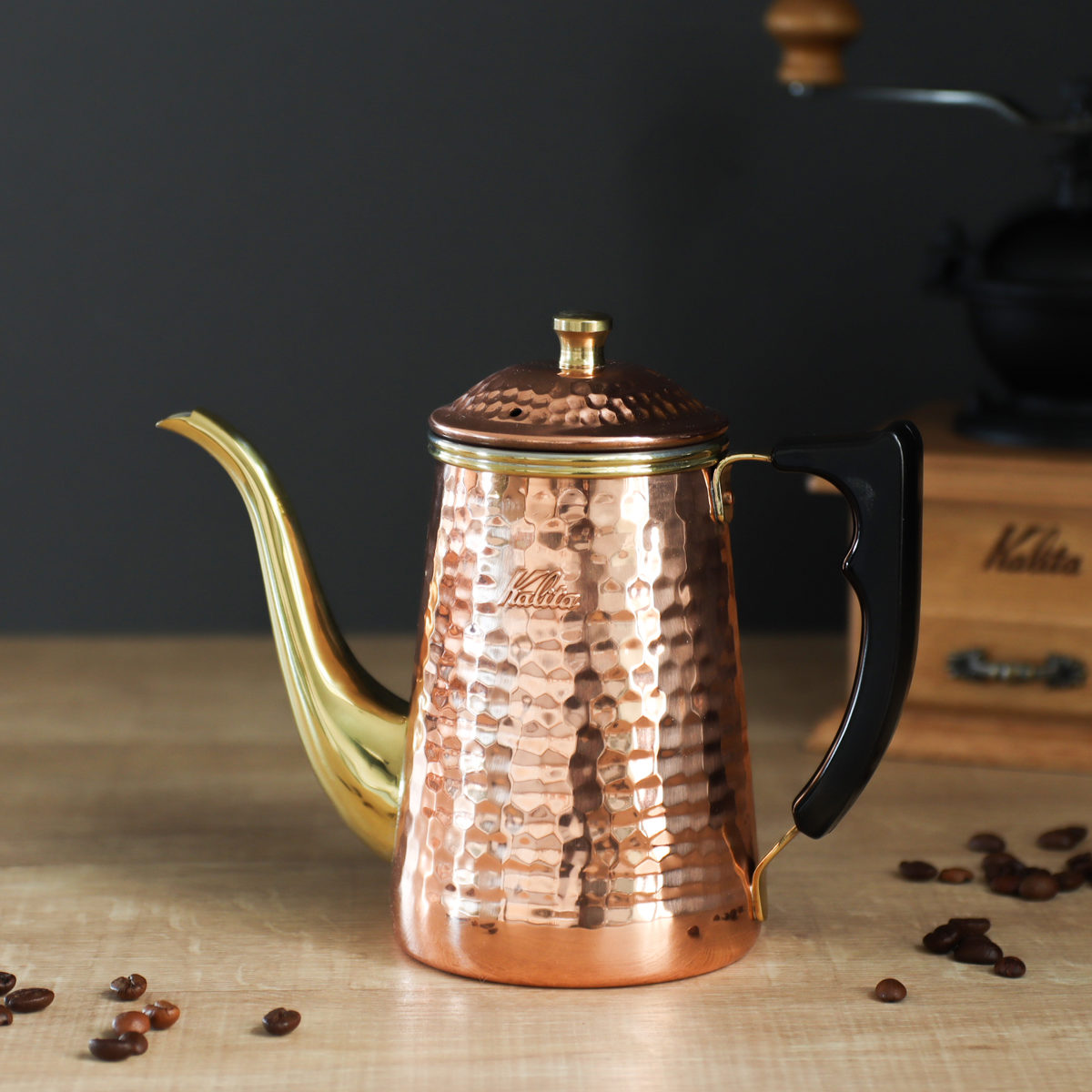 Kalita（カリタ） コーヒーケトル 700ml Cu ケトル 700 （ 銅製 日本製