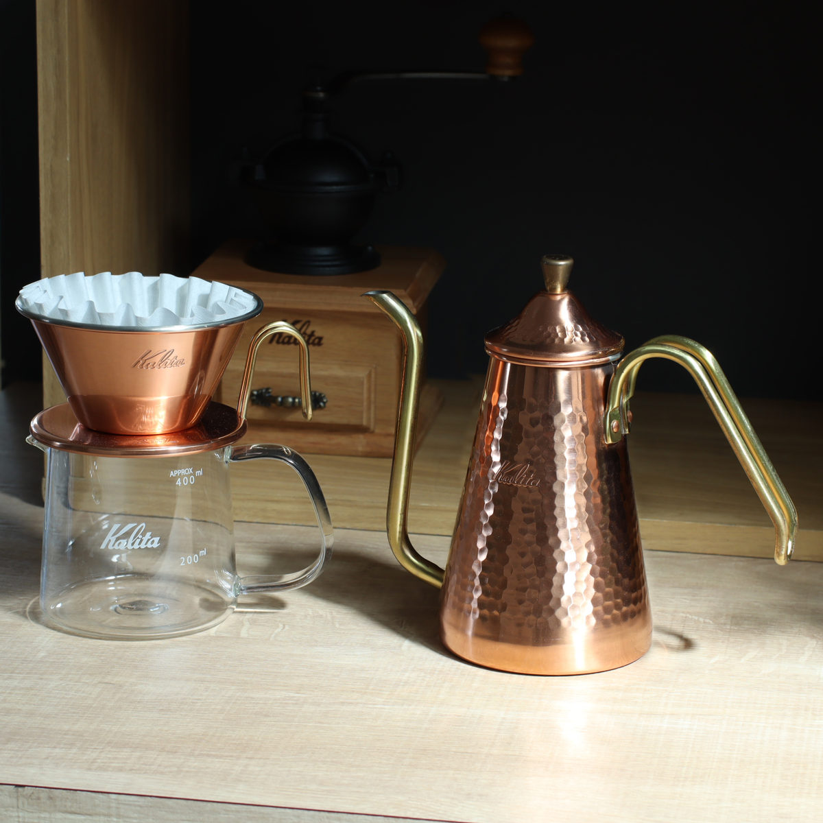 Kalita（カリタ） コーヒーケトル 700ml ドリップポット スリム 700CU