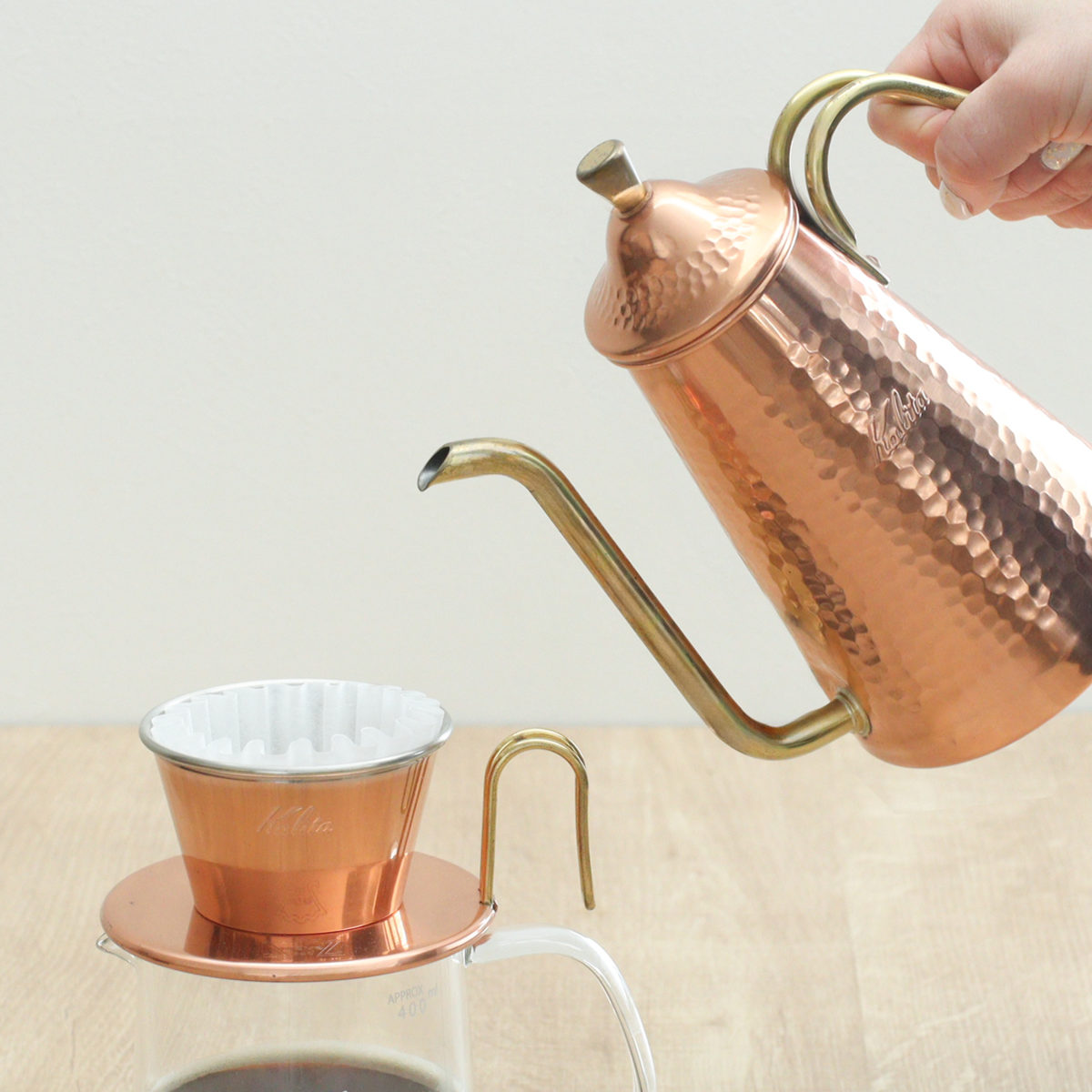 Kalita（カリタ） コーヒーケトル 700ml ドリップポット スリム 700CU