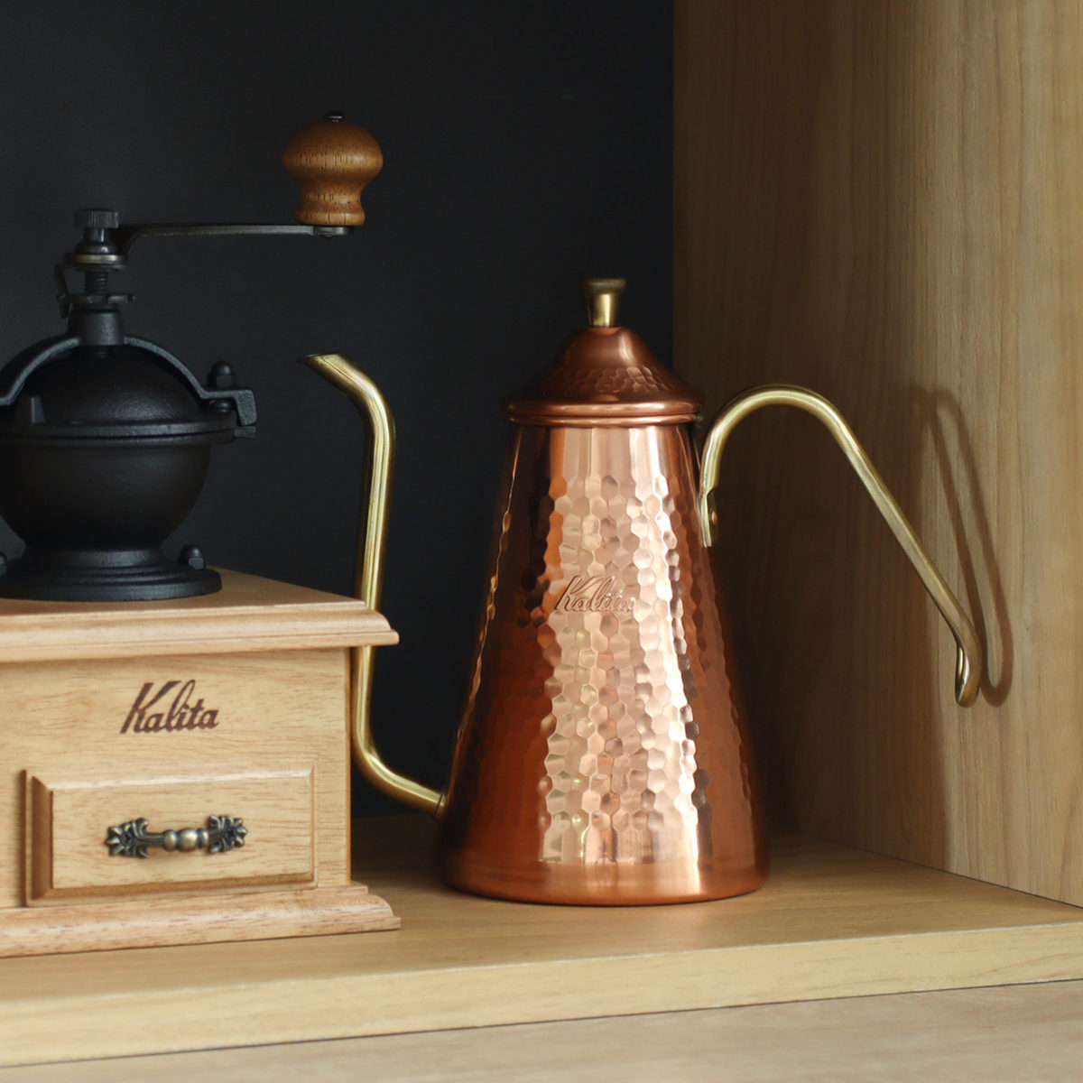 Kalita（カリタ） コーヒーケトル 700ml ドリップポット スリム 700CU