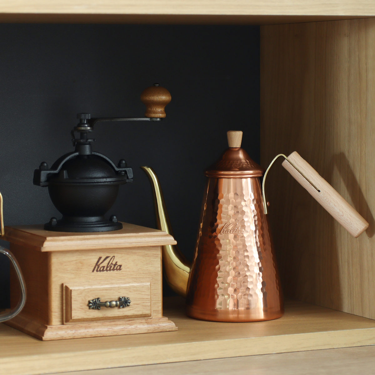 Kalita（カリタ） コーヒーケトル 700ml ドリップポット スリム 700CUW