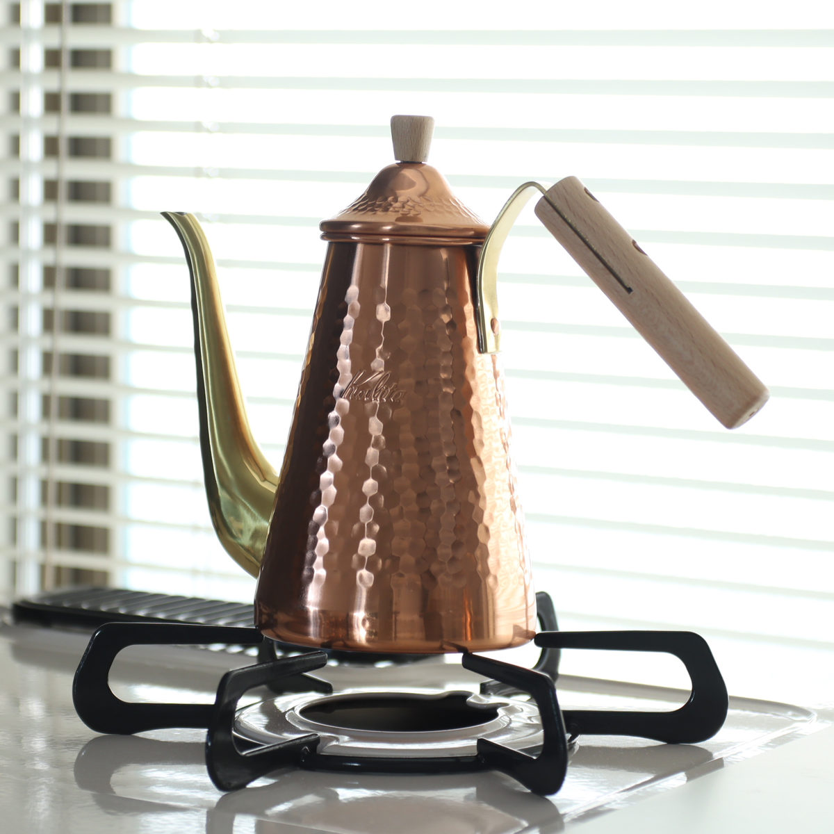 Kalita（カリタ） コーヒーケトル 700ml ドリップポット スリム 700CUW