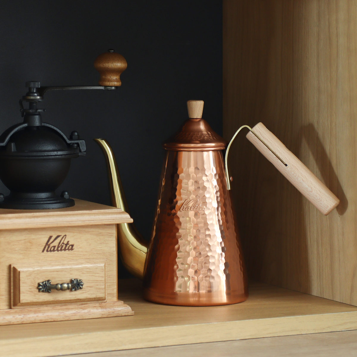 Kalita（カリタ） コーヒーケトル 700ml ドリップポット スリム 700CUW