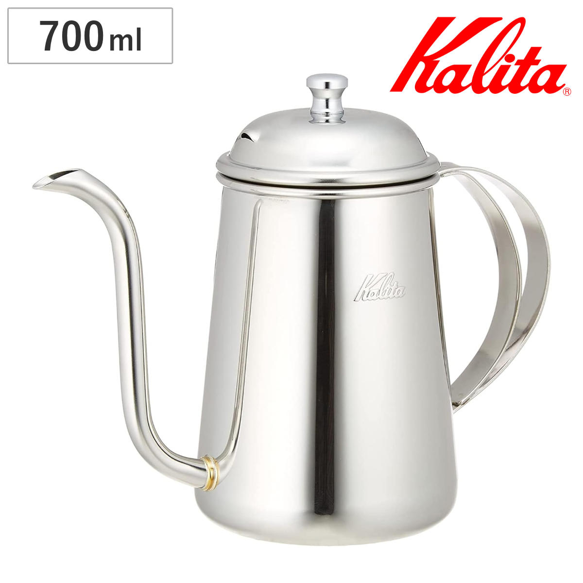 Kalita 電気ケトル ステンレス製 木製ハンドル Kalita（カリタ） コーヒーケトル 700ml SS ケトル 700 （ ステンレス