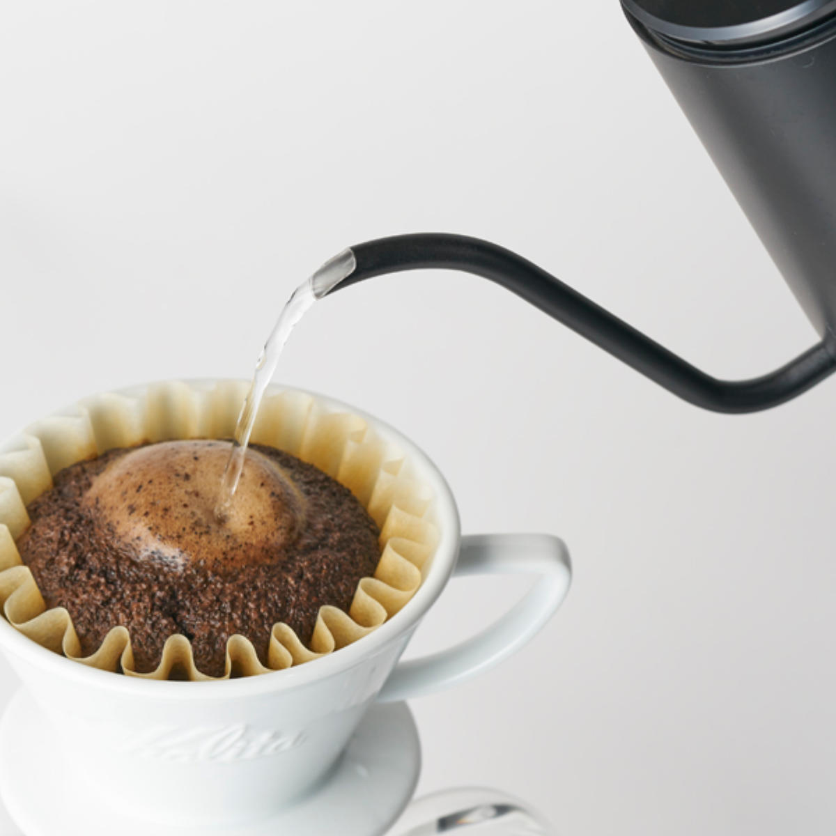 Kalita（カリタ） コーヒーケトル 800ml KDP-800 （ ステンレス 熱湯用