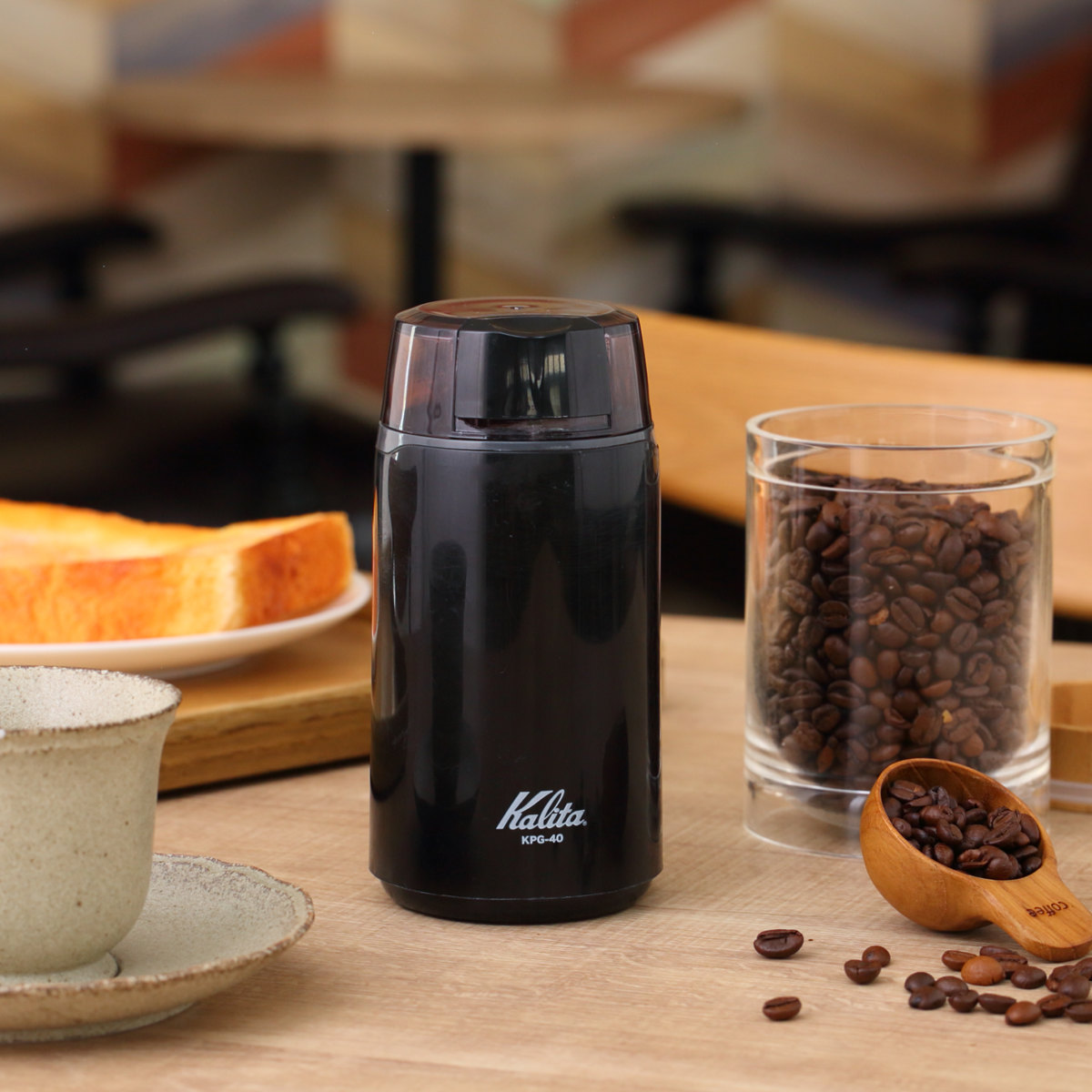 Kalita（カリタ） コーヒー ミル KPG-40 ブラック （ 電動 電動