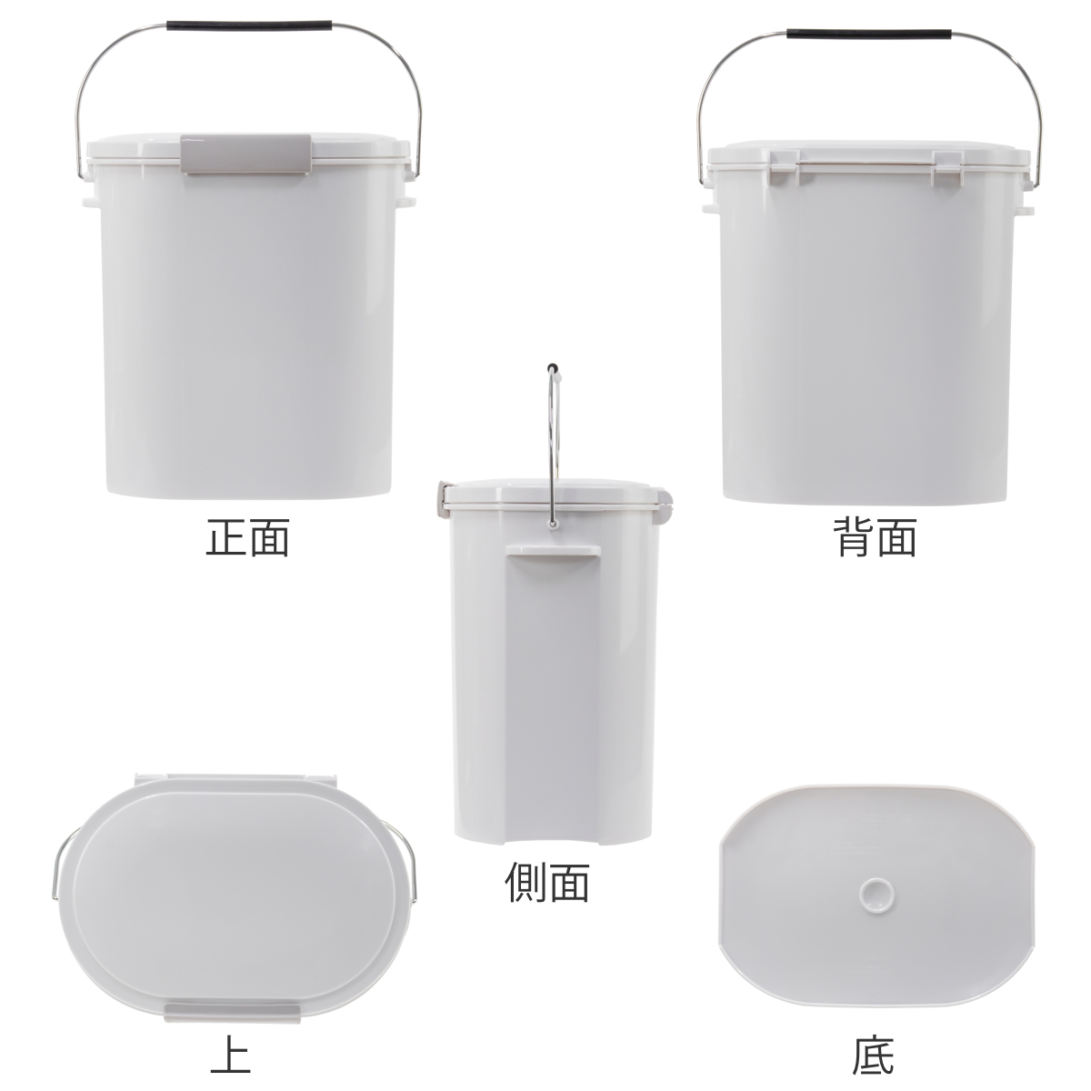 アスベル（ASVEL） ゴミ箱 密閉 11L エバン ペール 中バケツ付き 生