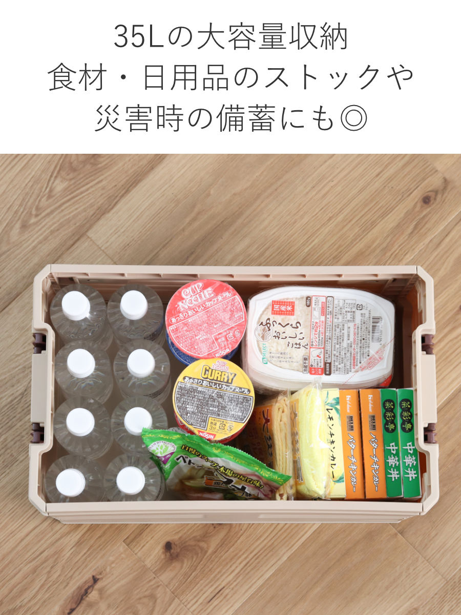 天板付コンテナボックス S 収納ボックス （ 収納ケース 収納 ボックス