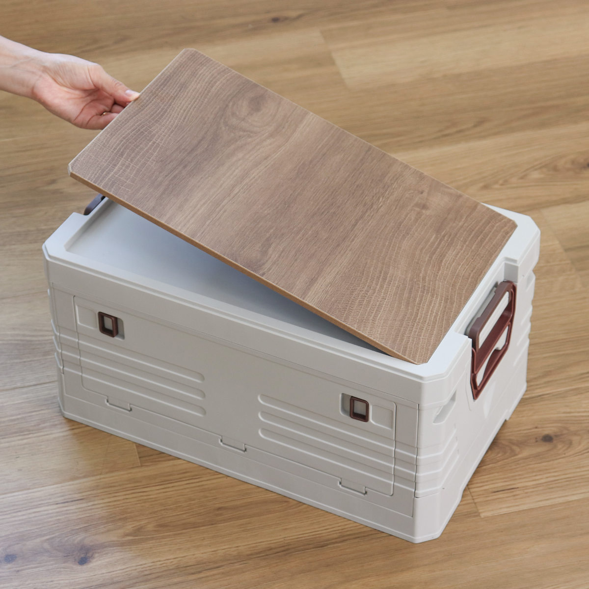 天板付コンテナボックス L 収納ボックス （ 収納ケース 収納 ボックス