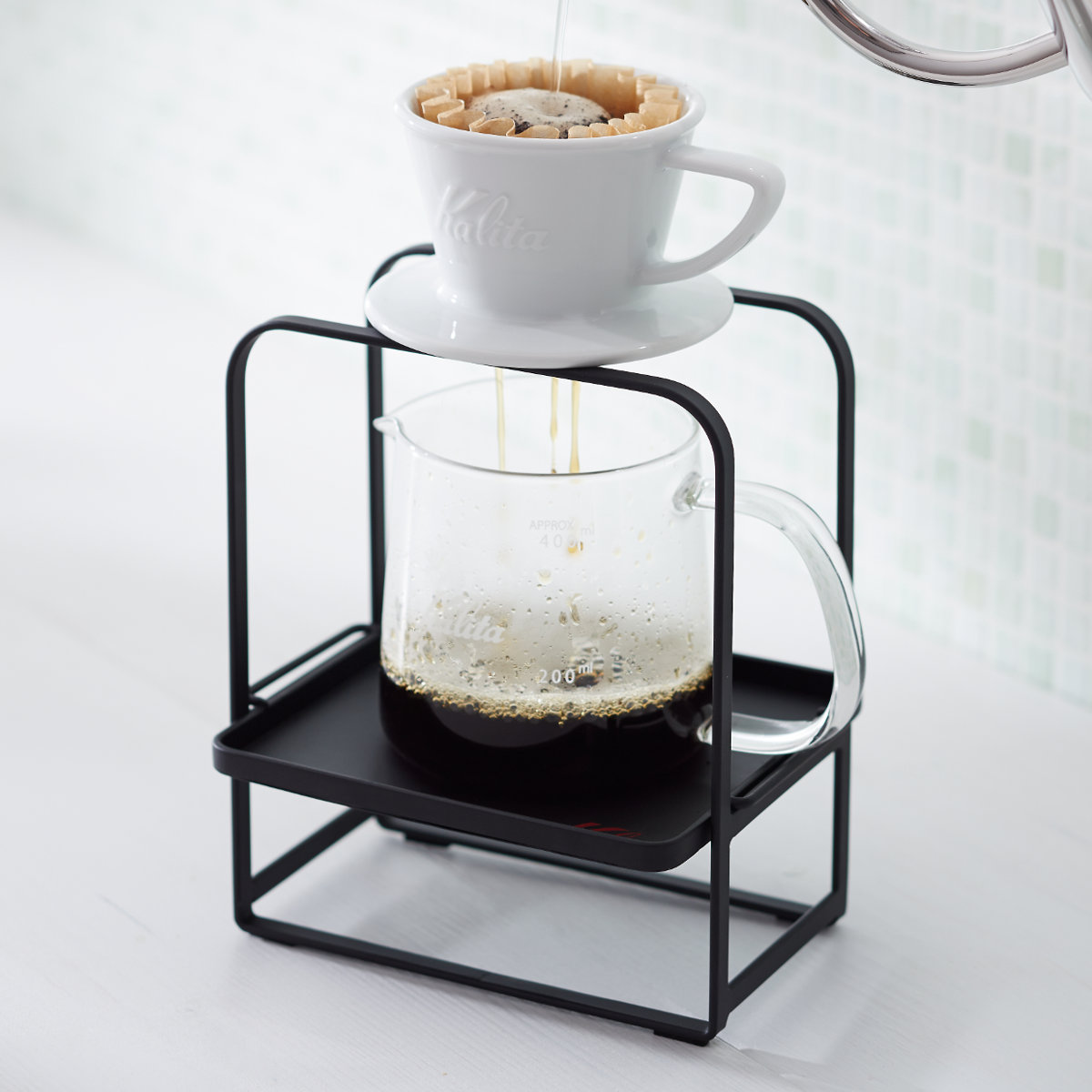 Kalita カリタ ドリッパースタンド （ スチール 高さ調整 ドリッパー