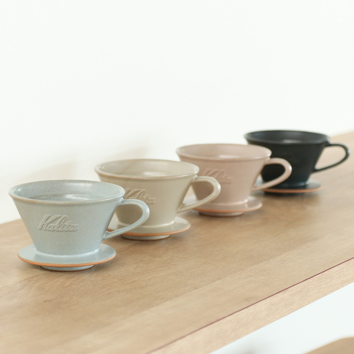 Kalita（カリタ） ドリッパー MI 185 （ 2〜4人用 日本製 陶器 美濃焼