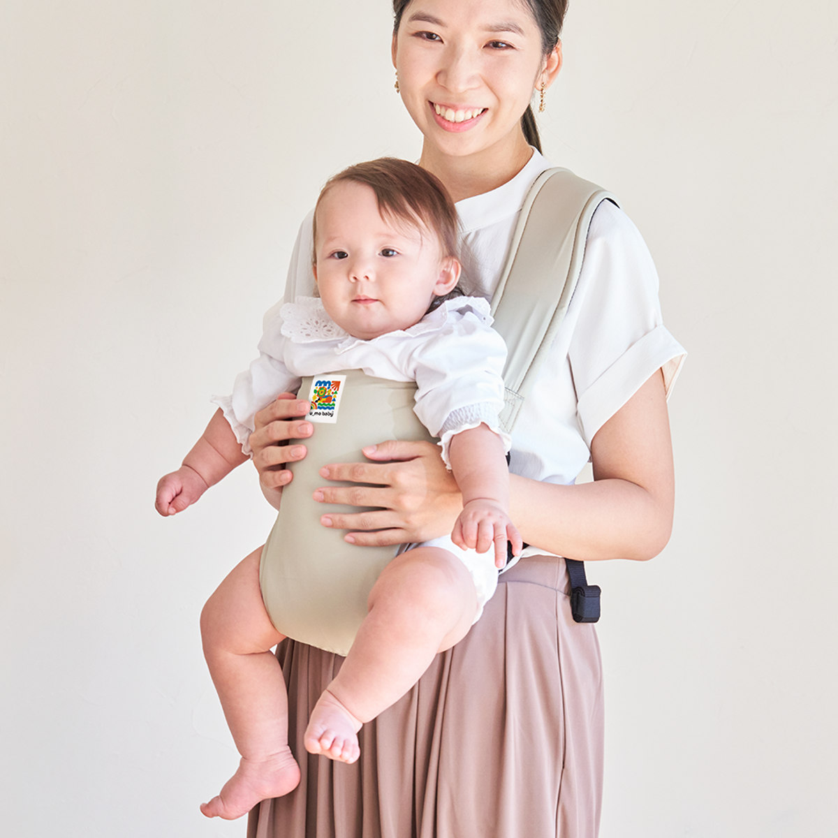 抱っこ紐 ユーモベビー 2WAY 新生児 日本製 （ 抱っこひも 簡易型 対面抱き 前向き抱き ベビーキャリア コンパクト ）の画像