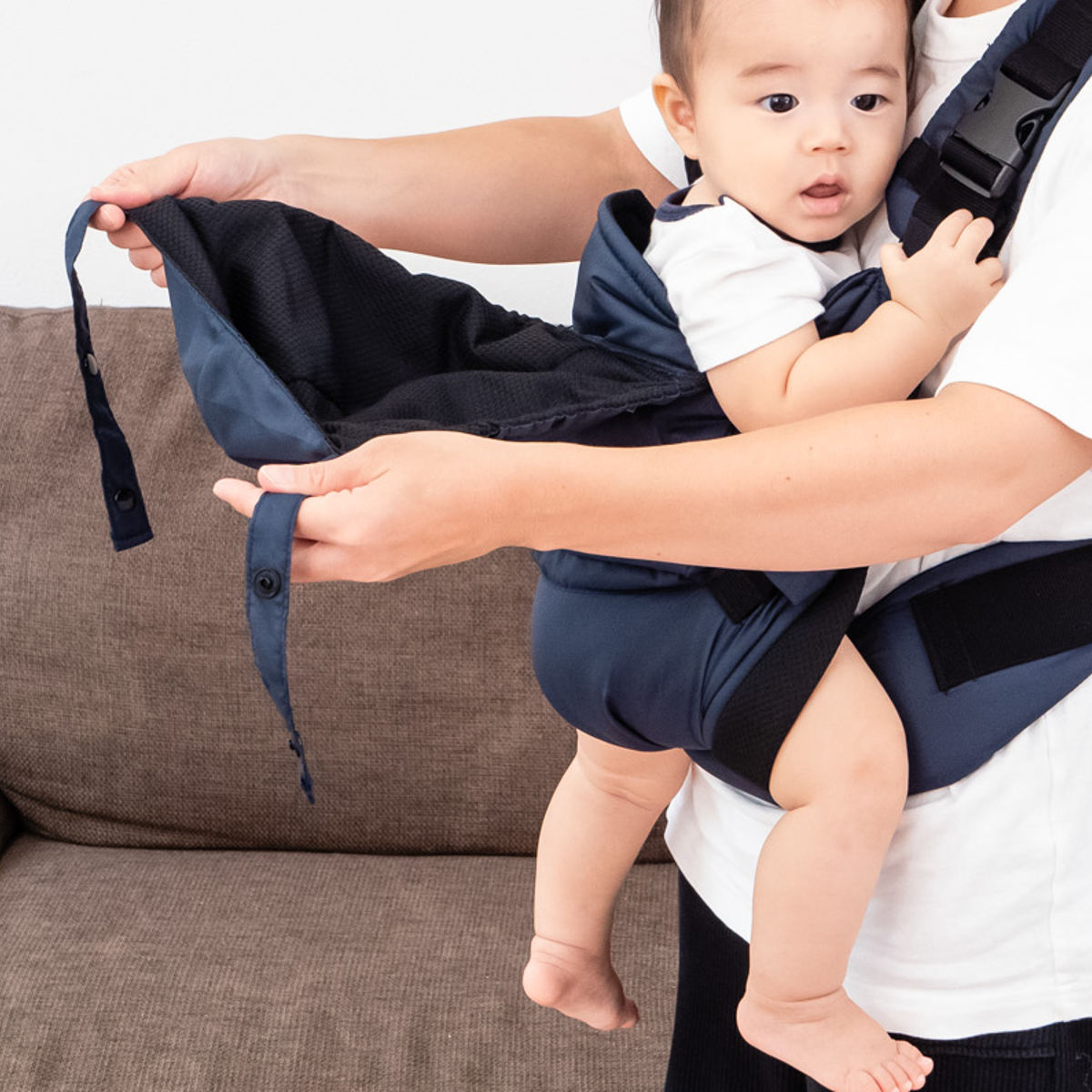 抱っこ紐 双子用 ツインズキャリー コネクト 日本製 （ 3WAY 抱っこ