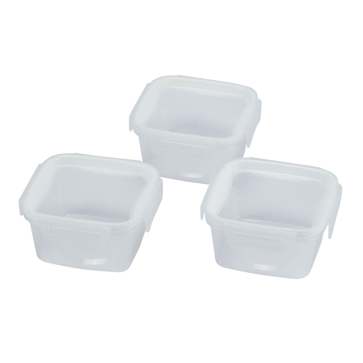 パール金属 保存容器 ネオキープロック 正方形 M 3個組 （ 容器 フード
