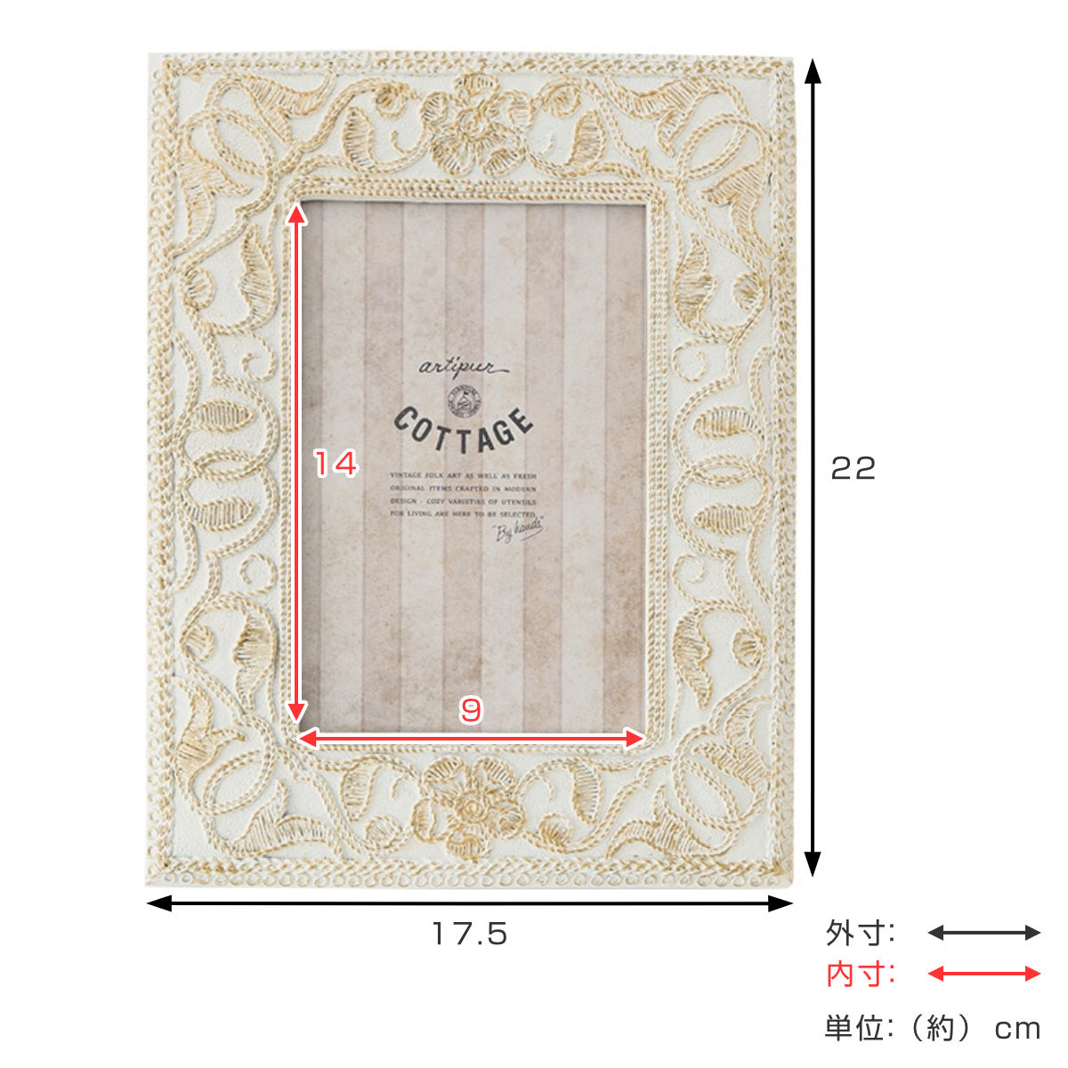 フォトフレーム 草花レクタングルフォトフレーム ポストカード レジン