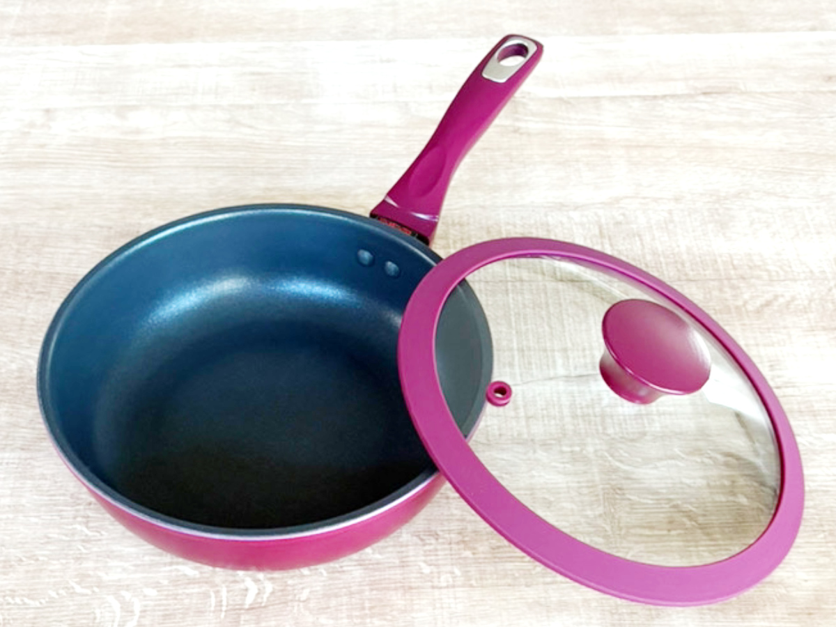 谷口金属工業 フライパン20cm 深型 ガラス蓋付き ミキトル （ IH対応