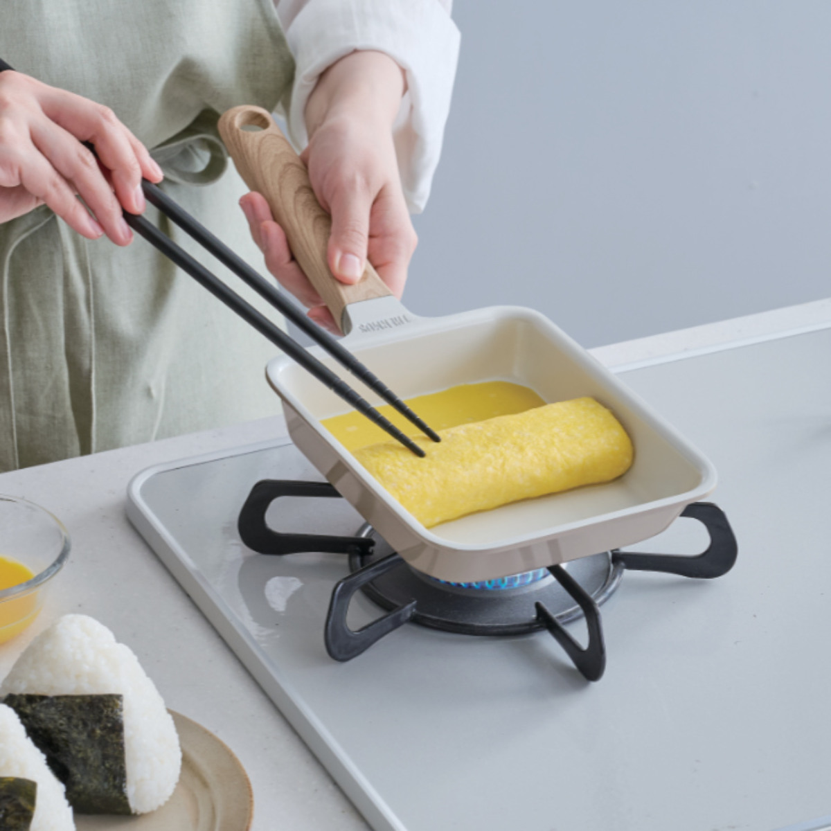 THERMOS（サーモス） 卵焼き器 IH対応 セラプロテクト セラミック