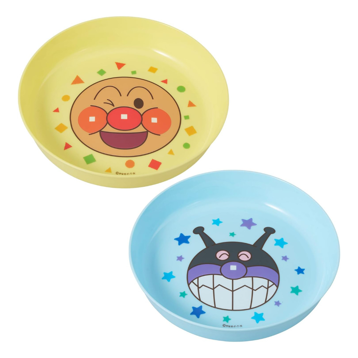 LEC（レック） プレート アンパンマン おやつプレート 2枚入 （ BPA