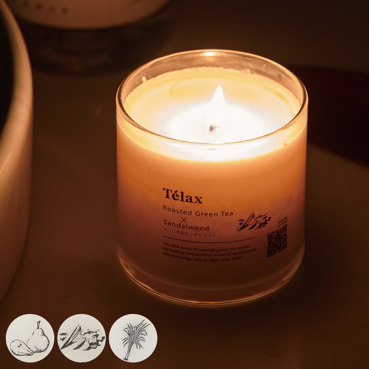 CB JAPAN（シービージャパン） Telax アロマキャンドル （ ソイ