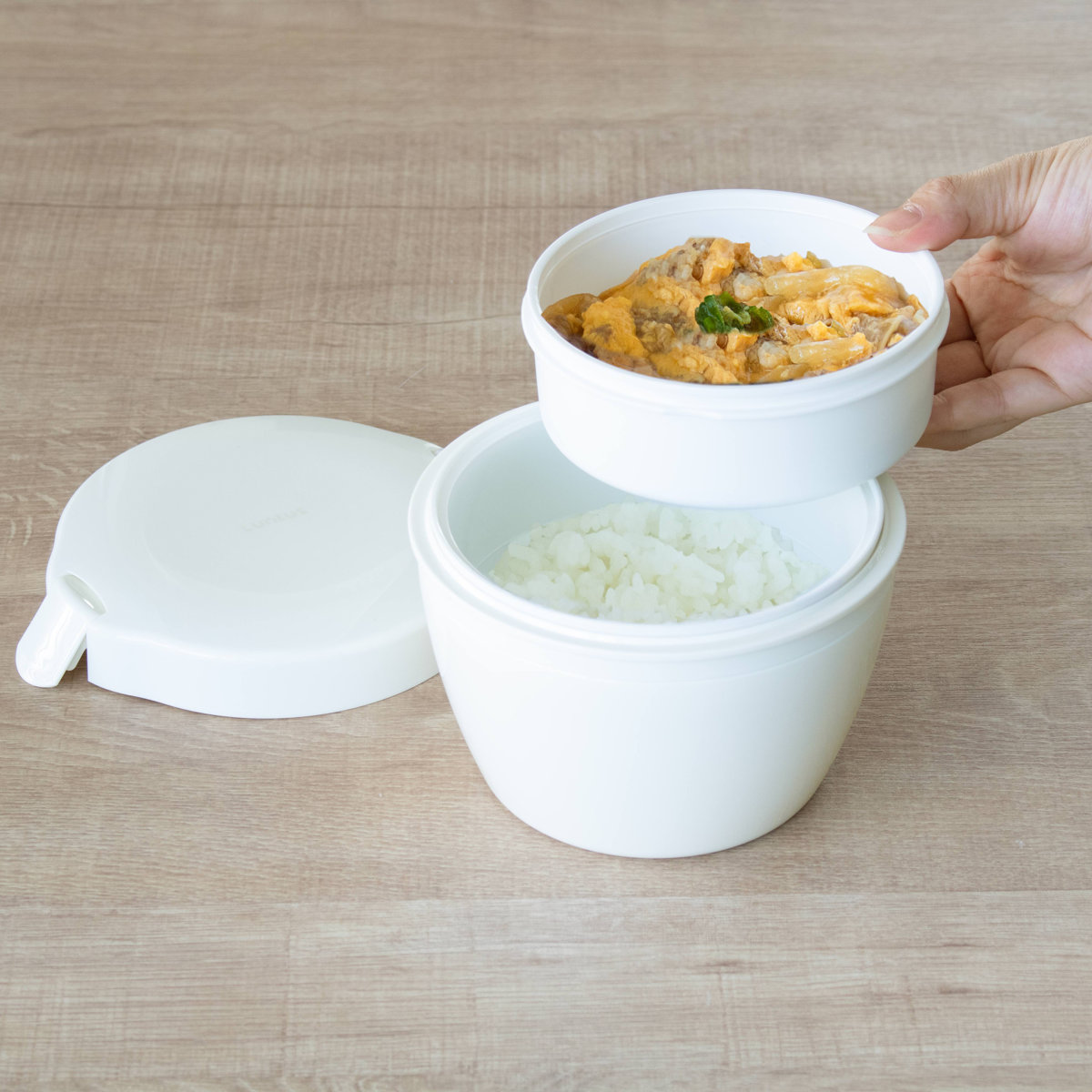 アスベル（ASVEL） 弁当箱 保温 620ml ランタス カフェ丼ランチ