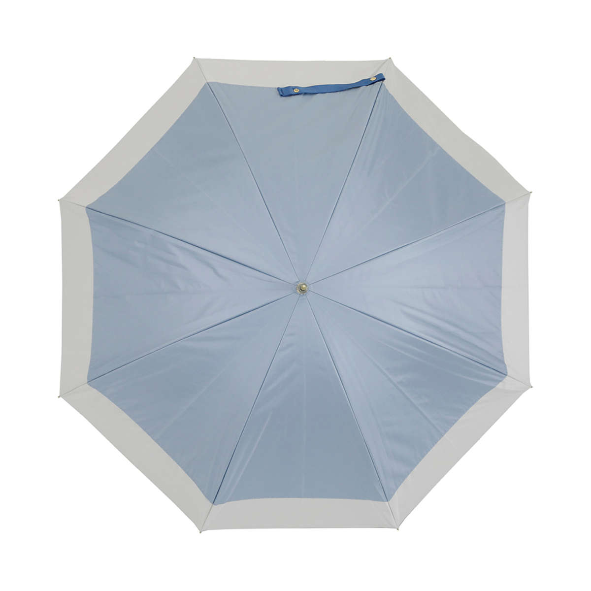 長傘 晴雨兼用 LINEDROPS バイカラー 50cm 手開き式 （ 傘 レディース