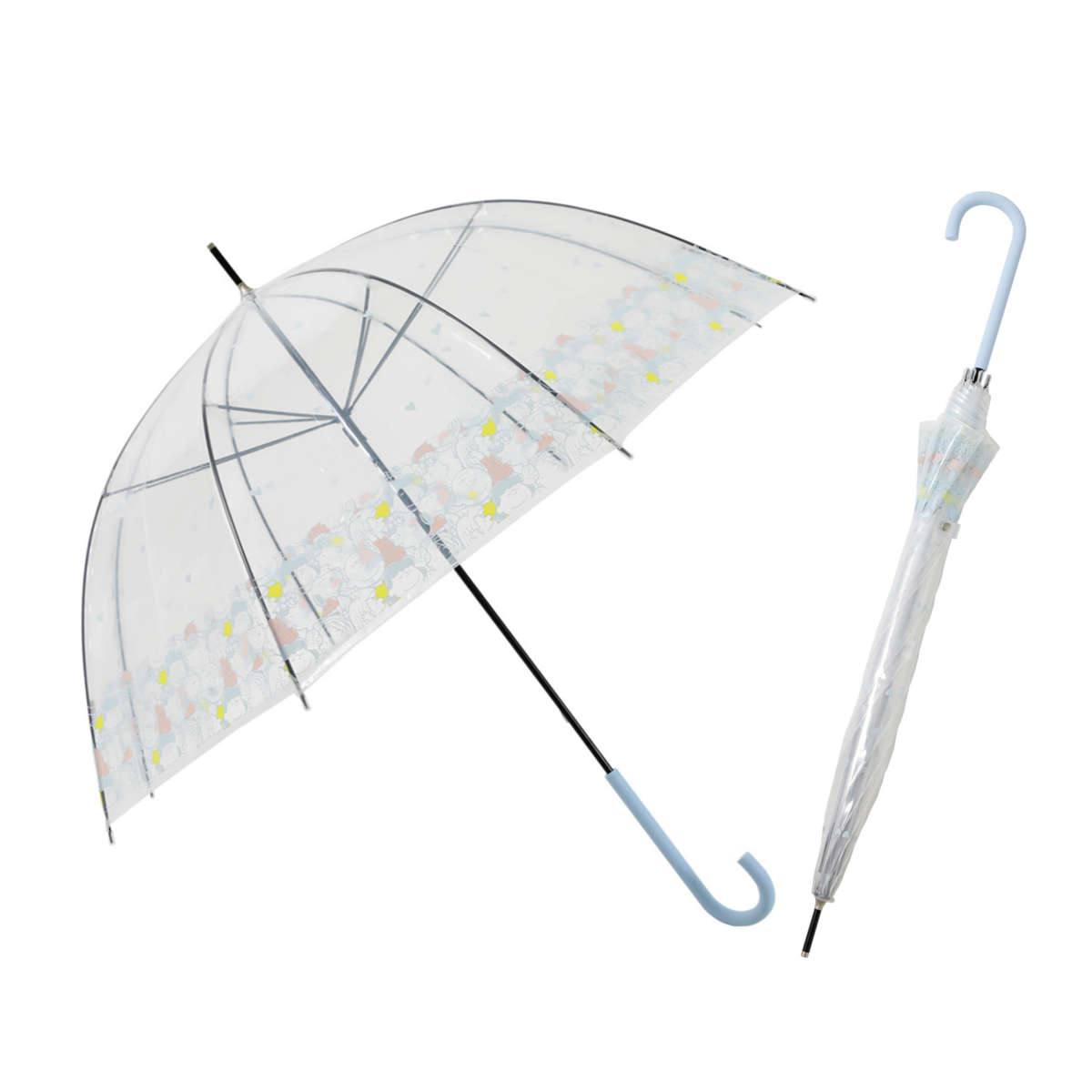 長傘 雨傘 ピーナッツ クリアアンブレラ スヌーピー 59cm （ SNOOPY 傘 