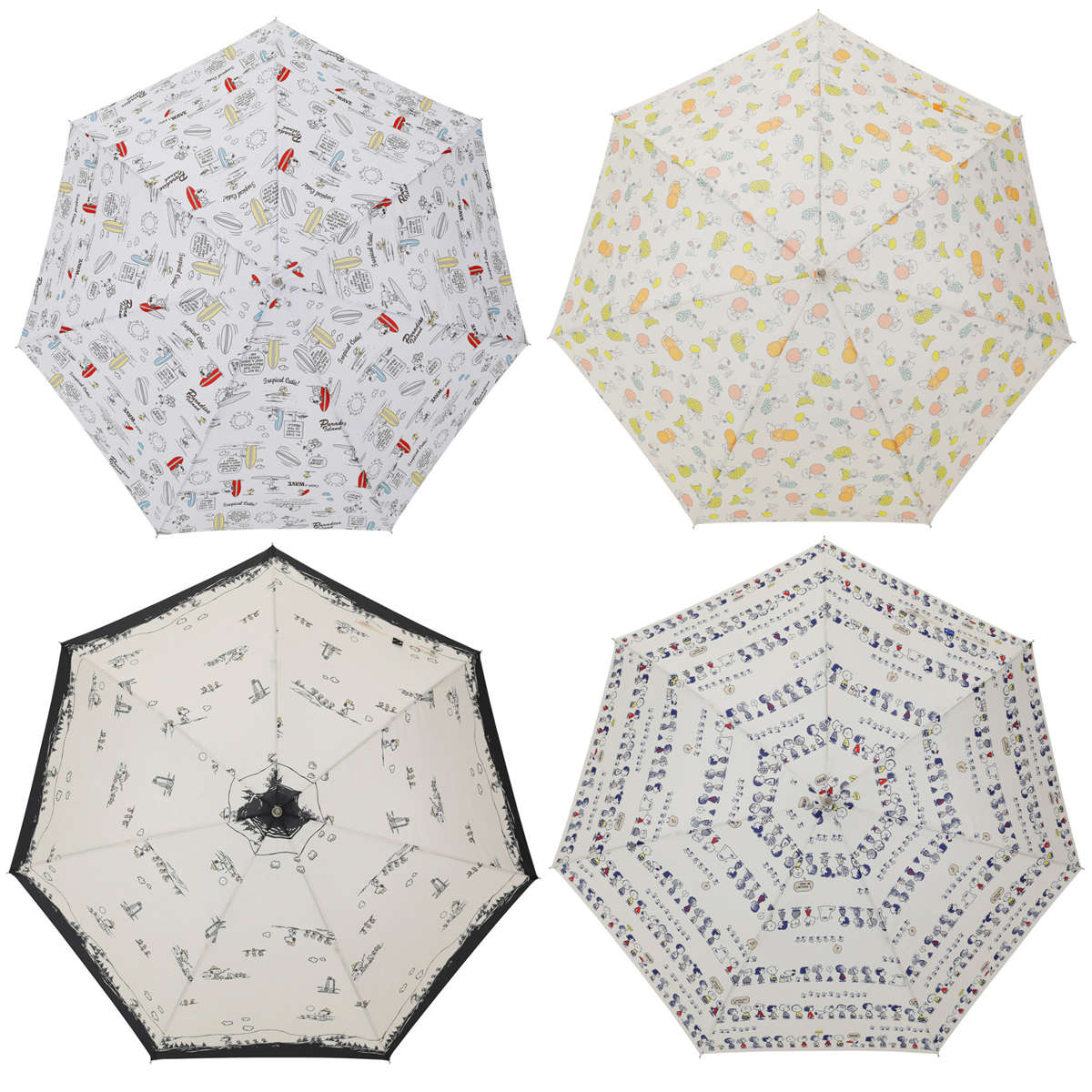 長傘 雨晴兼用 ピーナッツ スヌーピー 60cm ジャンプ式 （ SNOOPY 傘