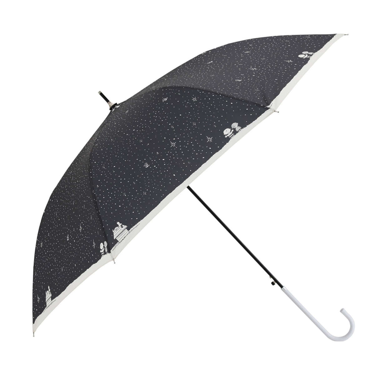長傘 雨晴兼用 ピーナッツ スヌーピー 60cm ジャンプ式 （ SNOOPY 傘