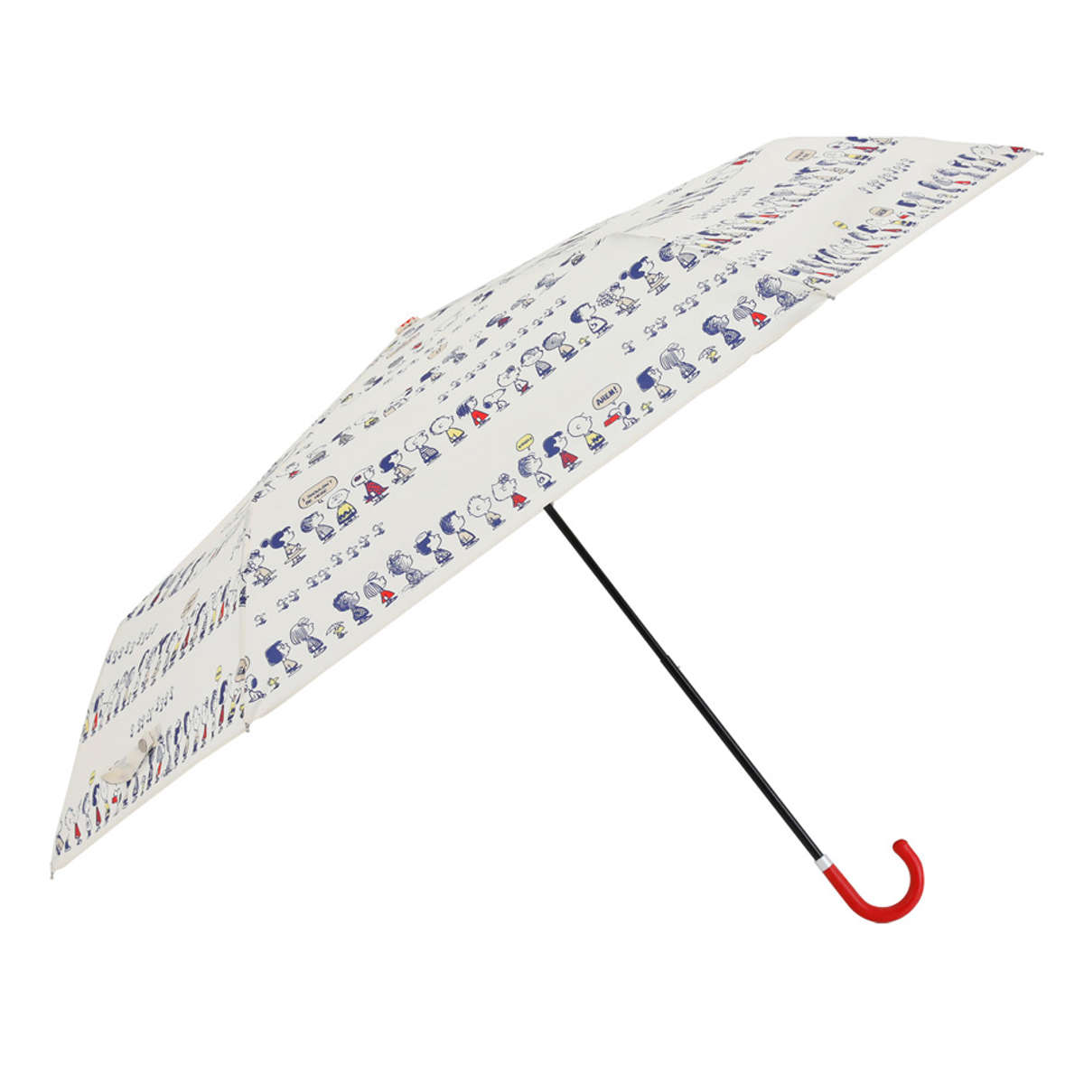 折りたたみ傘 雨晴兼用 ピーナッツ スヌーピー 55cm 手開き式