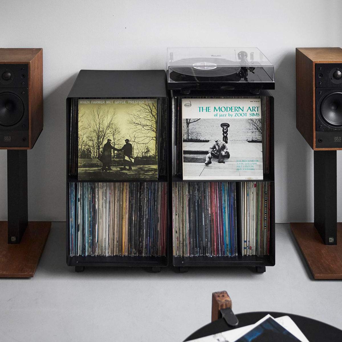 tower 山崎実業 レコードラック タワー （ 4903208102292 タワー