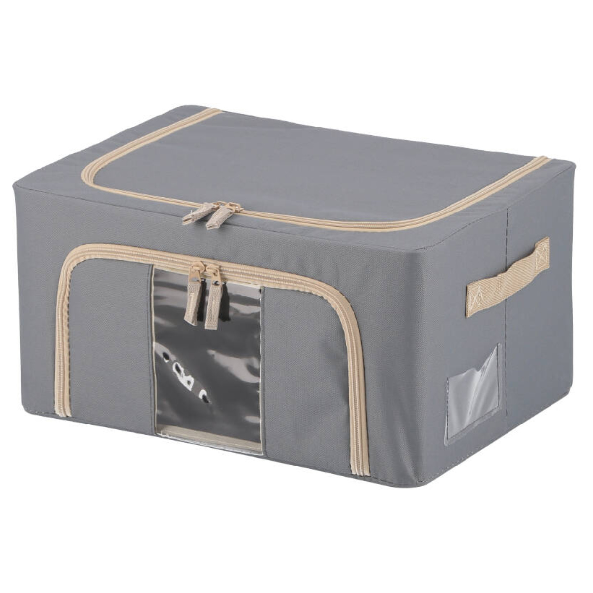 不二貿易（Fuji Boeki） 収納ボックス 22L 窓付き 積み重ね収納