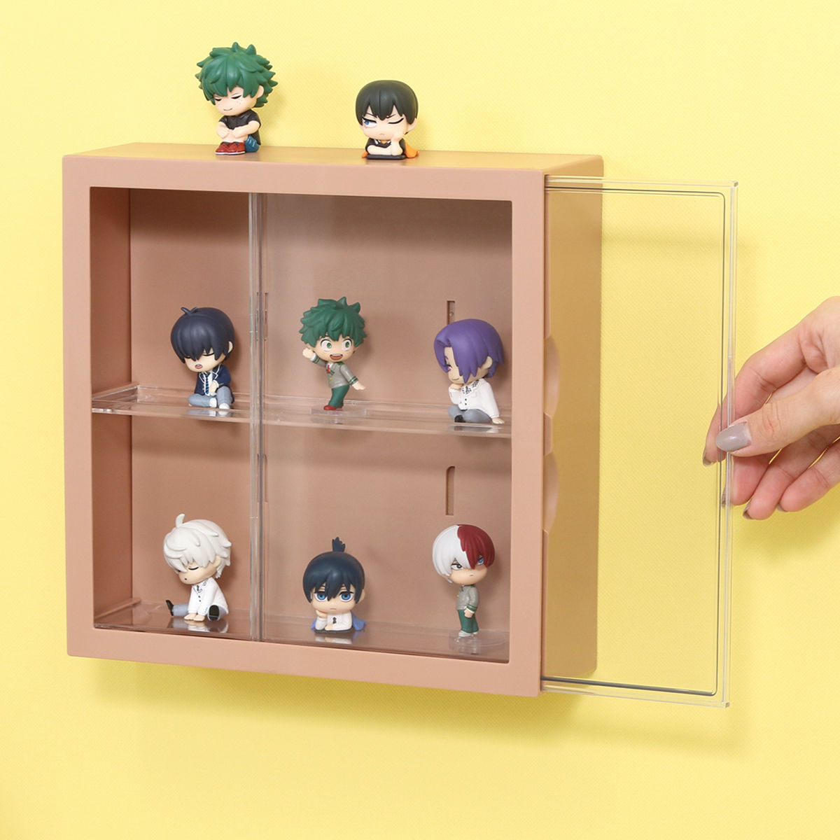 不二貿易（Fuji Boeki） 収納ケース コレクションケース 壁掛け kake