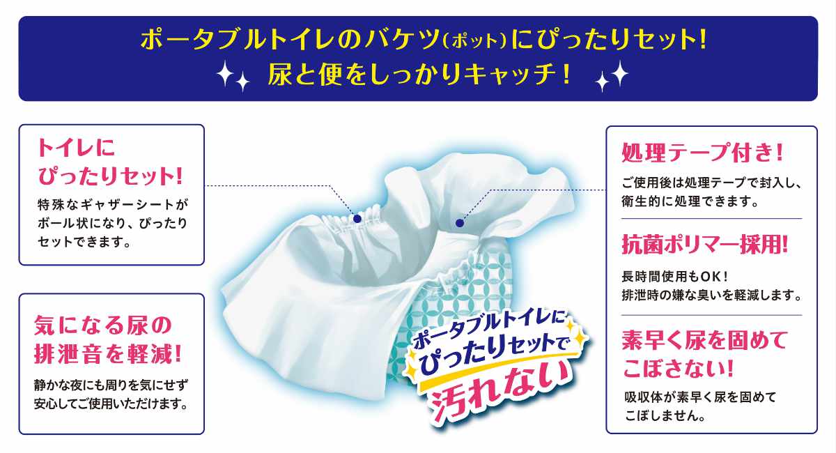 第一衛材 ポータブル トイレシート 3枚入り ミナラーク 臭い 災害 断水