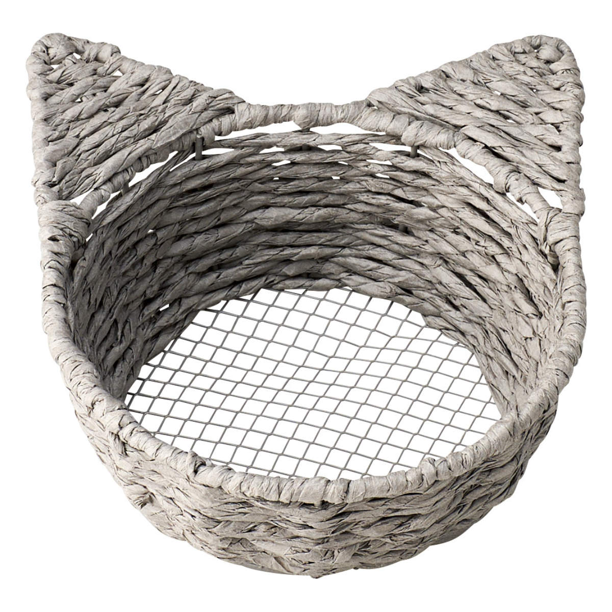 ちどり産業 小物入れ ねこかご S ペーパー 直径15×高さ6cm （ 収納