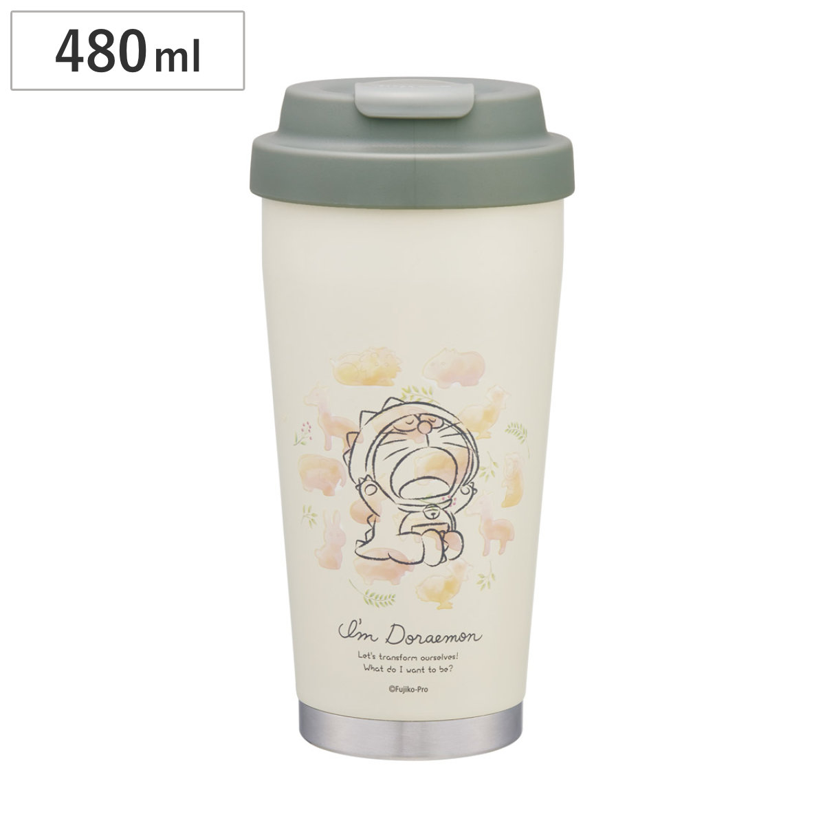 スケーター タンブラー 480ml イージータンブラー ドラえもん 大人