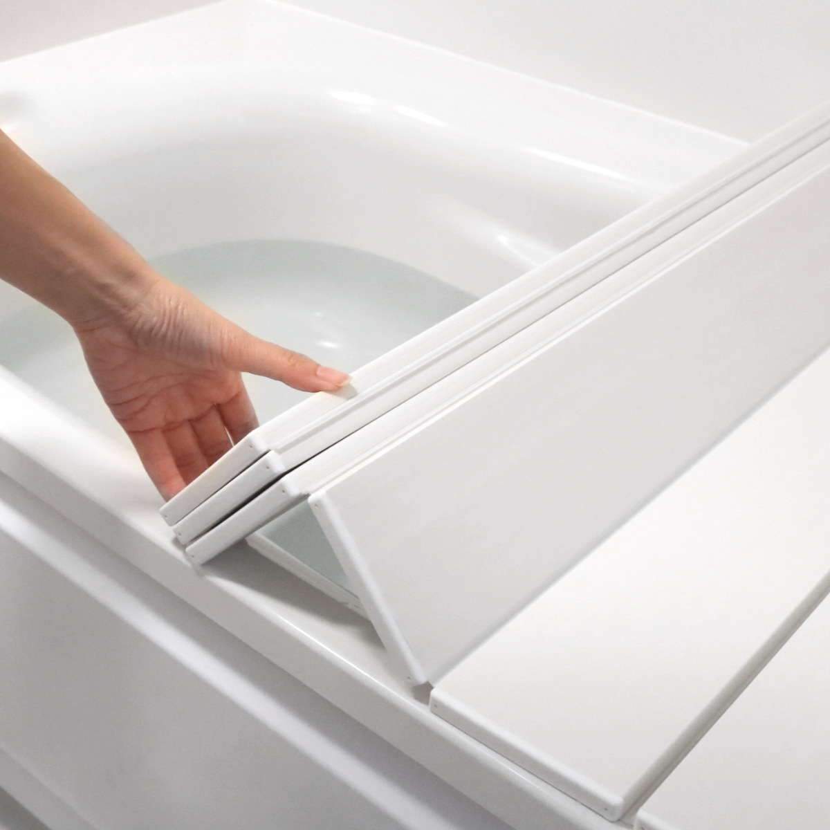 オーエ（OHE） 特典付き 風呂ふた 折りたたみ 防カビ 75×150cm 用 L15