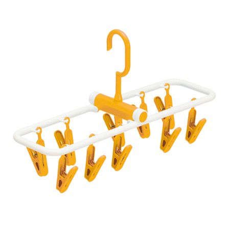 ピンチ小家 3854 洗濯物が一度に外せるピンチハンガー10ピンチ付 1個 KOKUBO