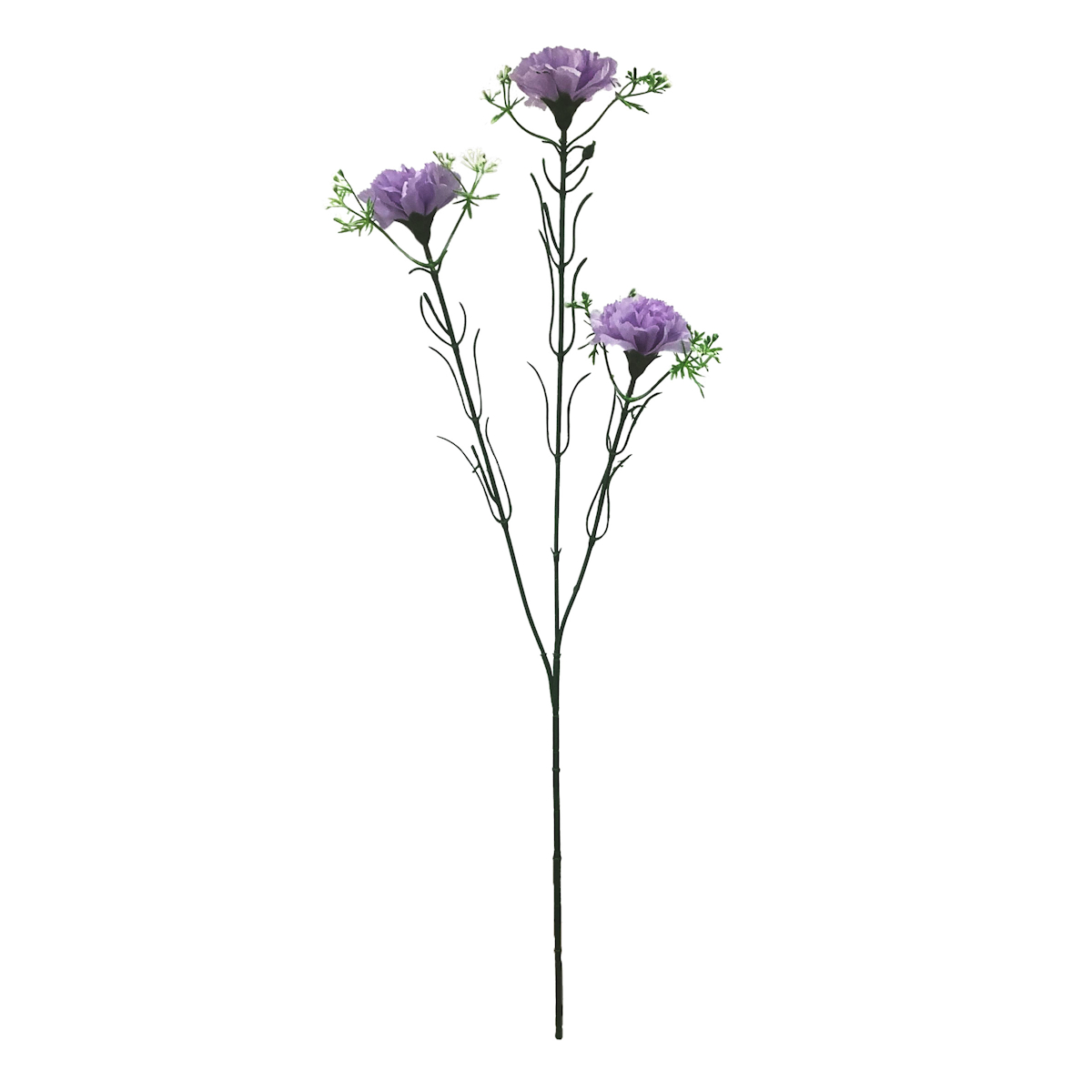 造花 カーネーションスプレー ホワイト ラベンダー ピンク （ 仏花