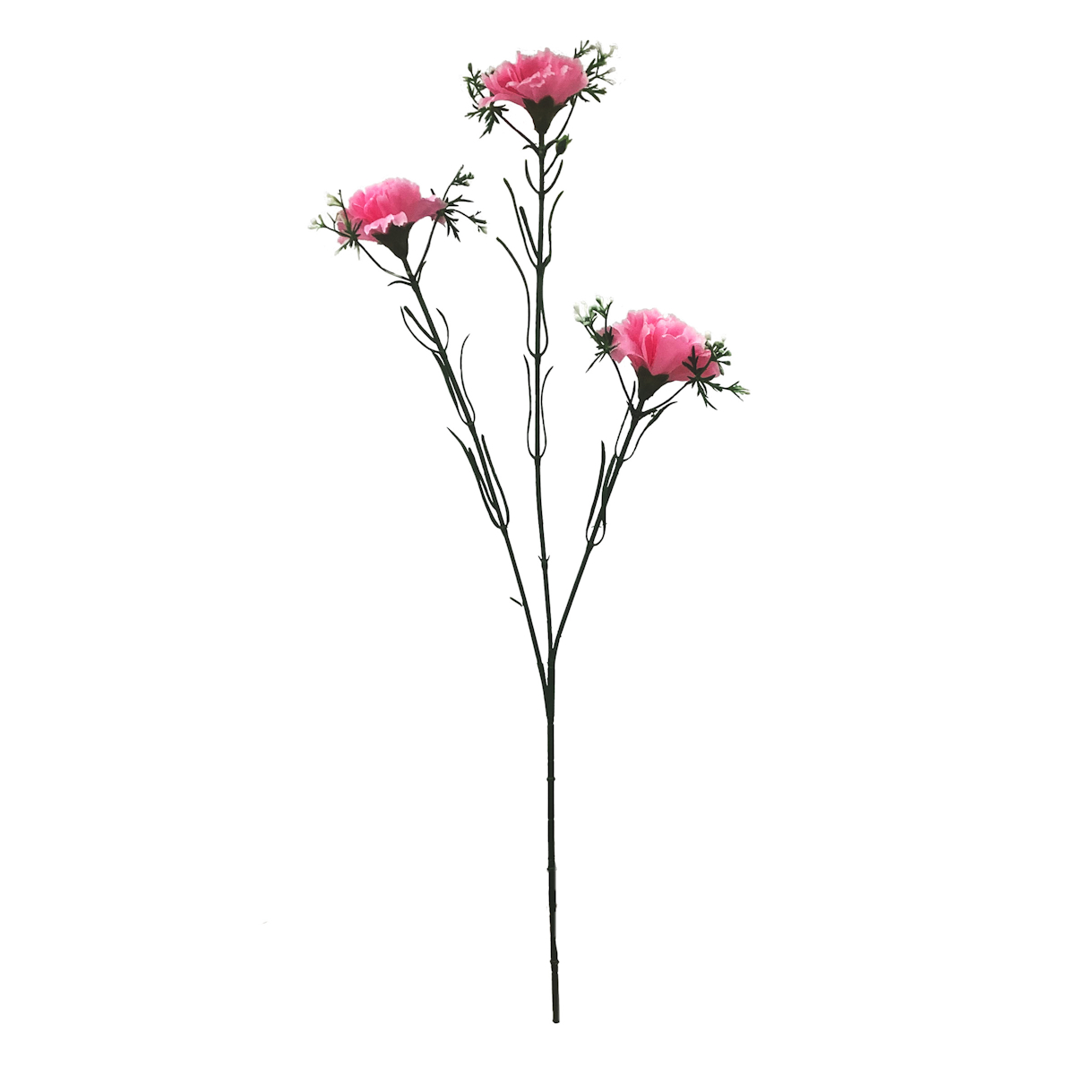 造花 カーネーションスプレー ホワイト ラベン...の詳細画像3