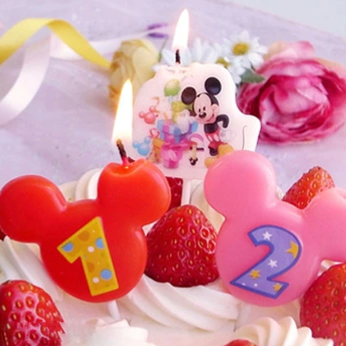 Disney（ディズニー） ナンバーキャンドル ろうそく 数字 お誕生日