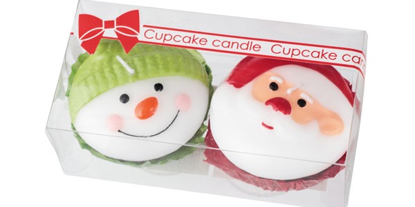 □在庫限り・入荷なし□ キャンドル クリスマスカップケーキ