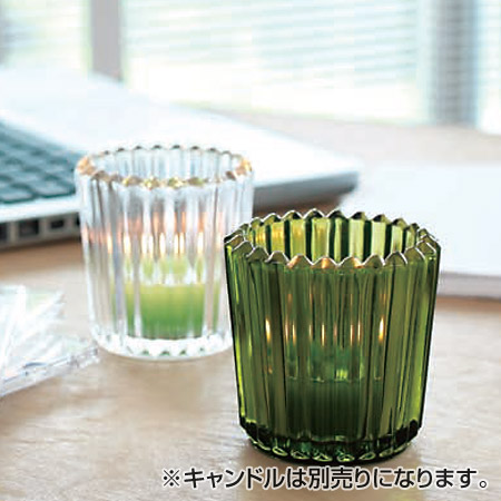 カメヤマキャンドル キャンドルホルダー キャンドルグラス ガラス製
